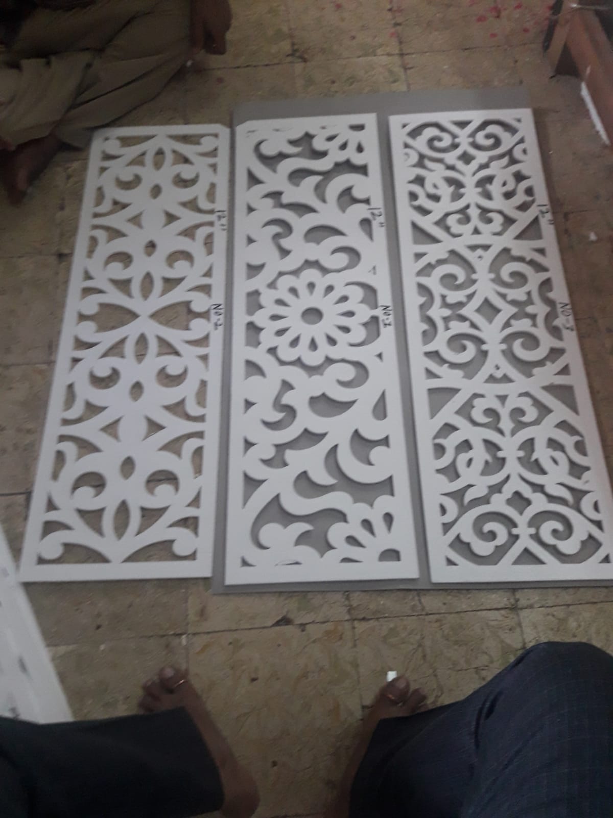 Decorative thermocol artwork for event backdrops